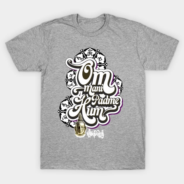 OM MANI PADME HUM mantra T-Shirt by annaomline